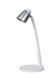 Настільна лампа Lucide LUDO LED 1x4,5W 3000K White, WHITE, Білий, Сріблястий, Сріблястий