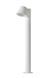 Вуличний стовпчик Lucide DINGO LED LED Dim. GU10 1x5W 3000K IP44 White, WHITE, Білий, Білий