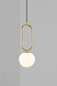 Підвісний світильник Nordlux Shapes 27 BRASS, Brass, Латунь, Білий