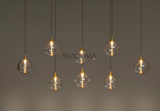 Подвесной светильник Lucide GISELA LED Dim. 8x3,9W 2700K Transparant