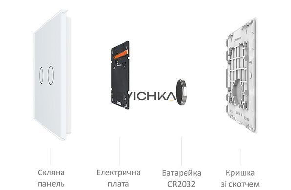 Беспроводной умный сенсорный выключатель 1 сенсора Livolo
