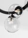 Подвесной светильник Nova luce ODILLIA Round, Black/Clear