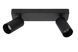 Стельовий точковий світильник Lucide CLUBS 2xGU10 Black, BLACK