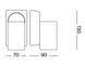 Спот Ideal Lux Rudy ap1 square, White
