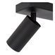 Стельовий точковий світильник Lucide CLUBS 2xGU10 Black, BLACK