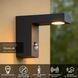 Настенный точечный светильник Lucide TEXAS-IR Indoor/Outdoor LED 1x7W 3000K IP54 Motion & Day/Night Sensor Anthracite, Anthracite