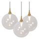 Подвесной светильник Lucide GISELA LED Dim. 8x3,9W 2700K Transparant, Transparant, Прозрачный, Прозрачный