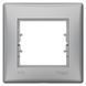 Рамка 1-постова IP44 Schneider Electric Sedna, алюминий, Алюміній