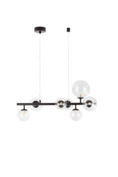 Підвісний світильник Nova luce ODILLIA 7, Black/Clear