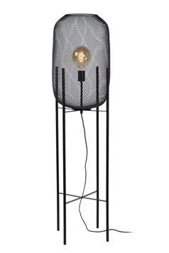 Торшер Lucide MESH &Oslash; 35 cm 1xE27 Black, BLACK