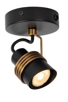 Стельовий точковий світильник Lucide TUNDRAN 1xGU10 Black, BLACK