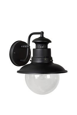 Настінний світильник для дому/вулиці Lucide FIGO 1xE27 IP44 Black, BLACK
