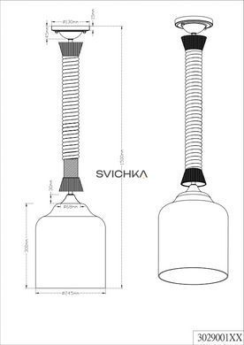Люстра Trio Judith 302900102, Чорний, Прозорий