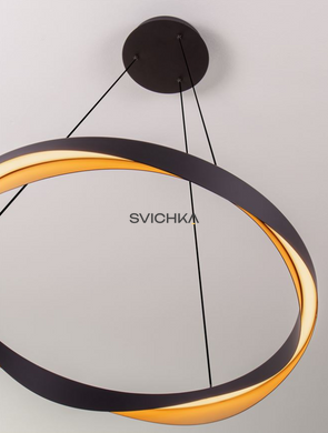 Підвісний світильник Nova luce RADON, Black/Gold