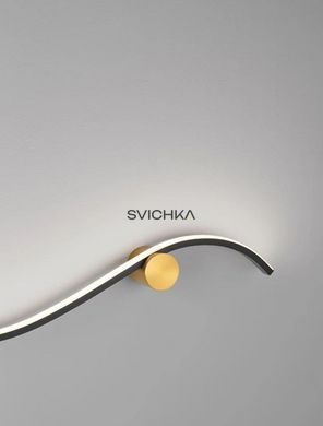 Бра Nova Luce WAVE, Black/Gold