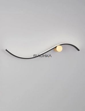 Бра Nova Luce WAVE, Black/Gold