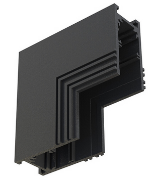 З'єднувач кутовий стельово-стіновий врізний Nowodvorski LVM Recessed Inside Corner, Black