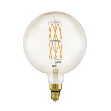 Лампа Eglo філаментна диммір. янтар BIG SIZE (LM LED E27) G200 2100K 11687