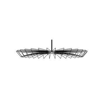 Плафон Nowodvorski CAMELEON UMBRELLA BL 8574, Чорний, Чорний