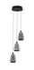 Підвісний світильник Nova luce 9416967 ALISH, Smoky