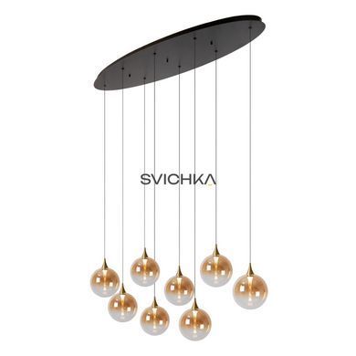 Підвісний світильник Lucide GISELA LED Dim. 8x3,9W 2700K Amber, Amber, Бурштинний, Бурштинний