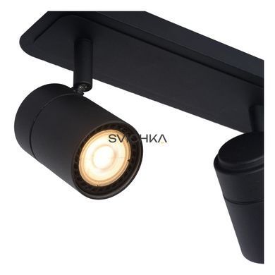 Потолочный точечный светильник для ванной Lucide LENNERT LED Dim. GU10 3x5W 3000K IP44 Black