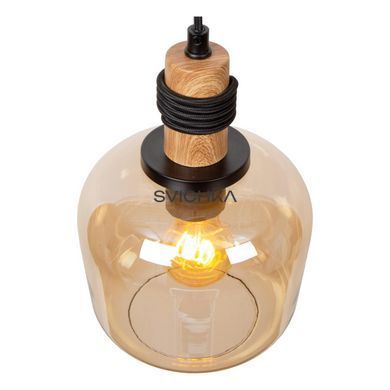 Подвесной светильник Lucide ILONA &Oslash; 18 cm 1xE27 Amber
