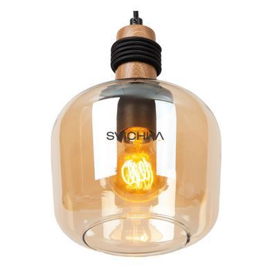 Подвесной светильник Lucide ILONA &Oslash; 18 cm 1xE27 Amber