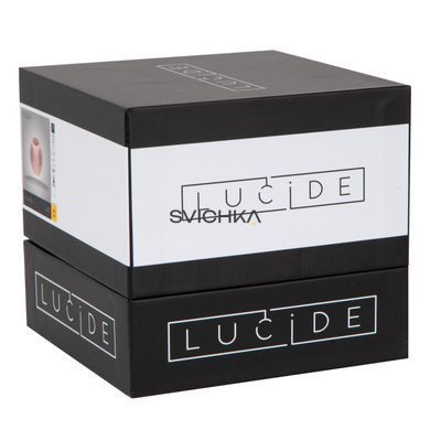 Акумуляторна настільна лампа Lucide CINTRA Battery pack/batteries &Oslash; 11 cm LED Dim. 1x2W 3000K Transparant, Transparant