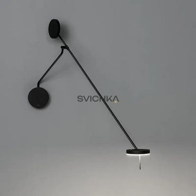 Настінний світильник Decolight Invisible, Black, Чорний, Чорний, Чорний, Чорний