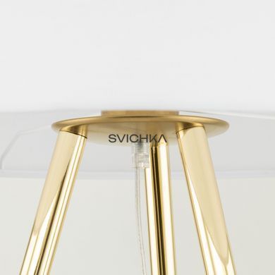 Торшер TK Lighting 6637 UMBERTO, White/Gold