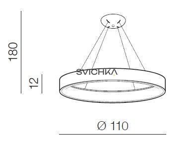 Подвесной светильник Azzardo SOLVENT 110
