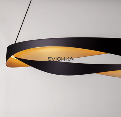 Підвісний світильник Nova luce RADON, Black/Gold