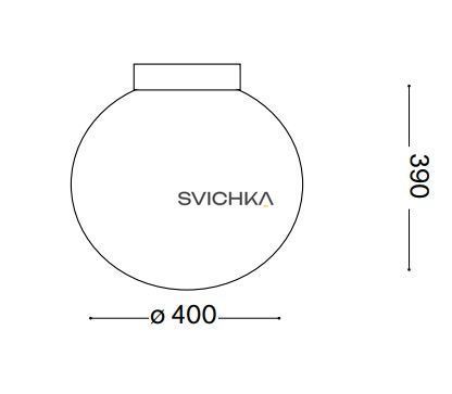Ideal Lux MAPA BIANCO PL1 D40 Білий 059839