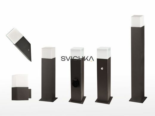 Настінний вуличний світильник Polux 307316 NEW YORK E27 12W IP44
