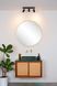 Потолочный точечный светильник для ванной Lucide LENNERT LED Dim. GU10 3x5W 3000K IP44 Black, BLACK, Черный, Черный