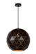 Підвісний світильник Lucide OTONA &Oslash; 40 cm 1xE27 Black, BLACK, Чорний, Чорний