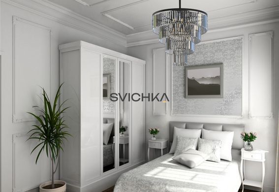 Люстра Nowodvorski CRISTAL L Black/Transparent