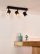 Потолочный точечный светильник для ванной Lucide LENNERT LED Dim. GU10 3x5W 3000K IP44 Black, BLACK, Черный, Черный
