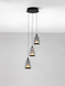Підвісний світильник Nova luce 9416967 ALISH, Smoky