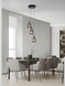 Підвісний світильник Nova luce 9416967 ALISH, Smoky