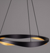 Підвісний світильник Nova luce RADON, Black/Gold