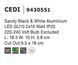 Врезной точечный светильник Nova Luce CEDI 2 White
