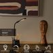 Настільна лампа Lucide PENNY LED Dim. 1x4,7W 3000K With wireless charger Black, BLACK, Чорний, Білий, Чорний