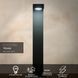 Вуличний стовпчик Lucide TEXAS LED 1x8W 3000K IP54 Anthracite, Anthracite