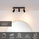 Потолочный точечный светильник для ванной Lucide LENNERT LED Dim. GU10 3x5W 3000K IP44 Black, BLACK, Черный, Черный