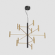 Люстра Linea Light Perla_P12, Black/Gold