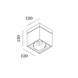 Точковий світильник Wever & Ducre Sirro 189164W5, Білий, Білий