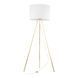 Торшер TK Lighting 6637 UMBERTO, White/Gold