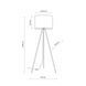 Торшер TK Lighting 6637 UMBERTO, White/Gold
